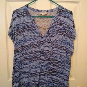 Dana Buchman Womens short sleeve top